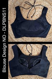 Thumbnail for Trendy  and Fashionable Black Sleeveless Blouse
