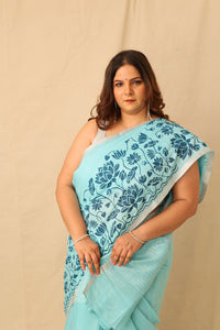 Thumbnail for Elegant Silver Hook-Back Blouse