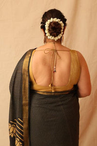 Thumbnail for Festive Blossom Back Squar Neckline & Tie-Up Blouse