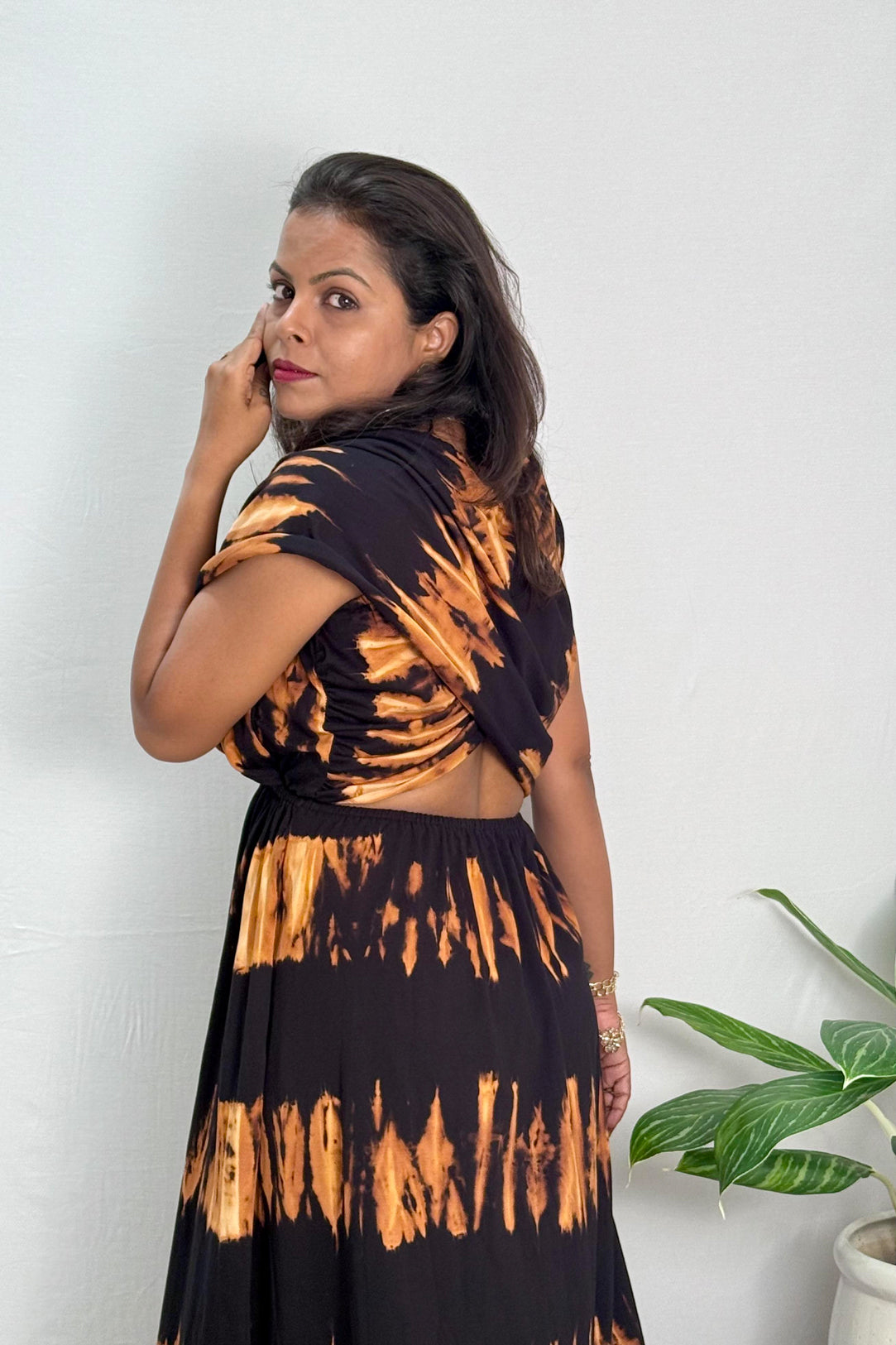 Effortless Drape Luxe Dress