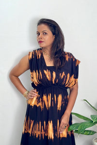 Thumbnail for Effortless Drape Luxe Dress
