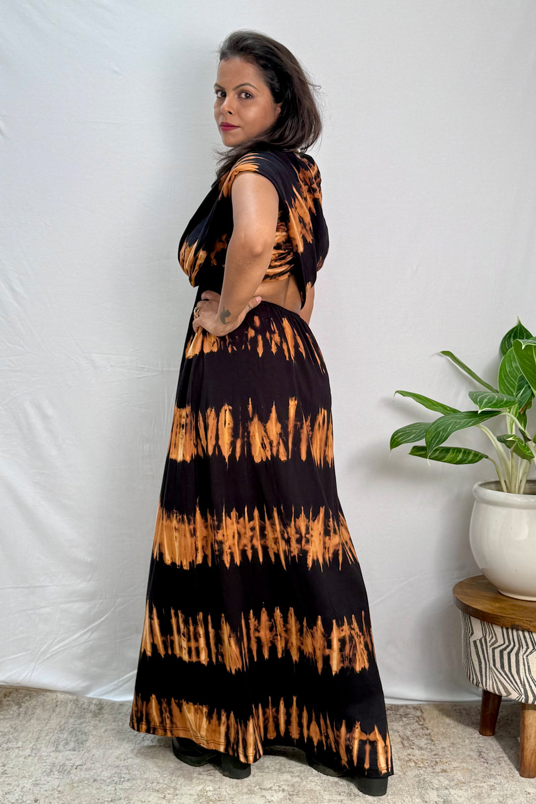 Effortless Drape Luxe Dress