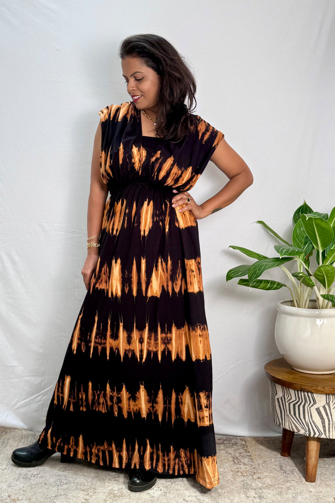 Effortless Drape Luxe Dress