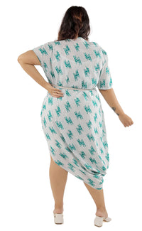 Thumbnail for Asymmetrical Cotton Midi Dress
