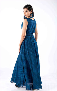 Thumbnail for Ghicha silk cowl long dress