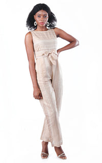 Thumbnail for Ghicha silk wrap around jumpsuit