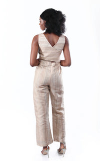 Thumbnail for Ghicha silk wrap around jumpsuit