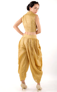 Thumbnail for Crop Top and Cowl Pant Set