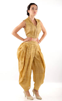 Thumbnail for Crop Top and Cowl Pant Set