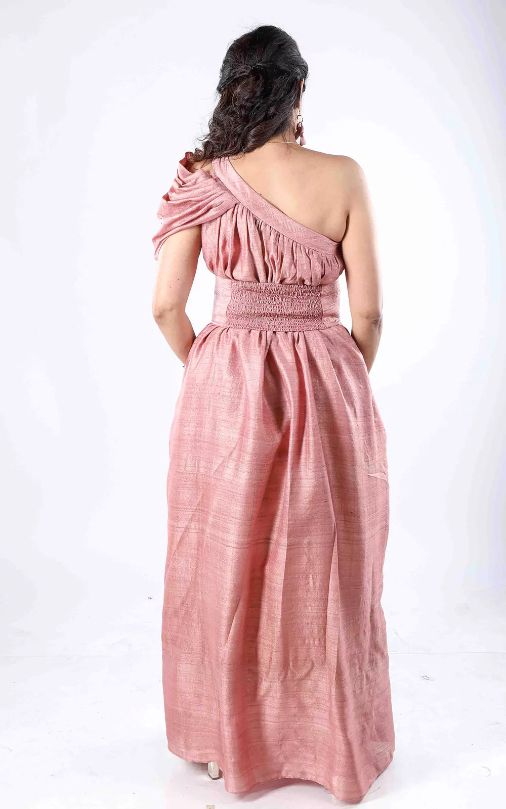 Tussar Zari Silk Fantasy Long Dress
