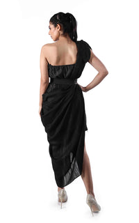 Thumbnail for Tussar Zari Silk 2-in-1 Dress