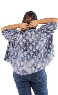 Thumbnail for Stunning Cotton Block Printed Blouse