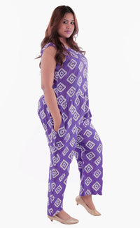 Thumbnail for Sleeveless Cotton Playsuit