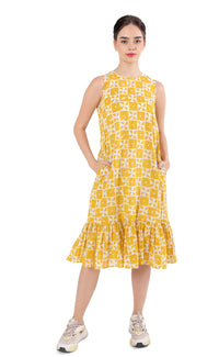Thumbnail for Tropical Paradise Midi Dress