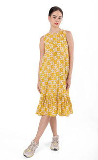 Thumbnail for Tropical Paradise Midi Dress