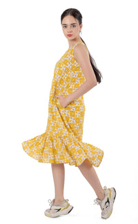 Thumbnail for Tropical Paradise Midi Dress