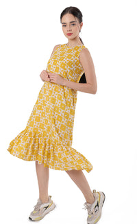 Thumbnail for Tropical Paradise Midi Dress