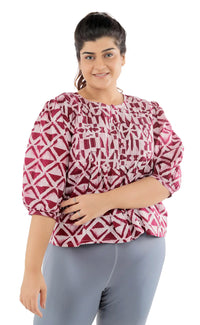 Thumbnail for Sweet Sentiments Cotton Blouse