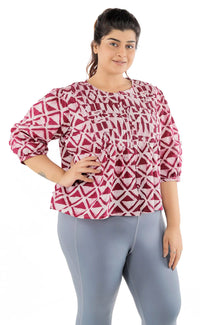 Thumbnail for Sweet Sentiments Cotton Blouse