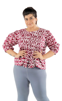 Thumbnail for Sweet Sentiments Cotton Blouse