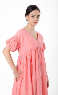 Thumbnail for Lovely Flowy Linen Dress