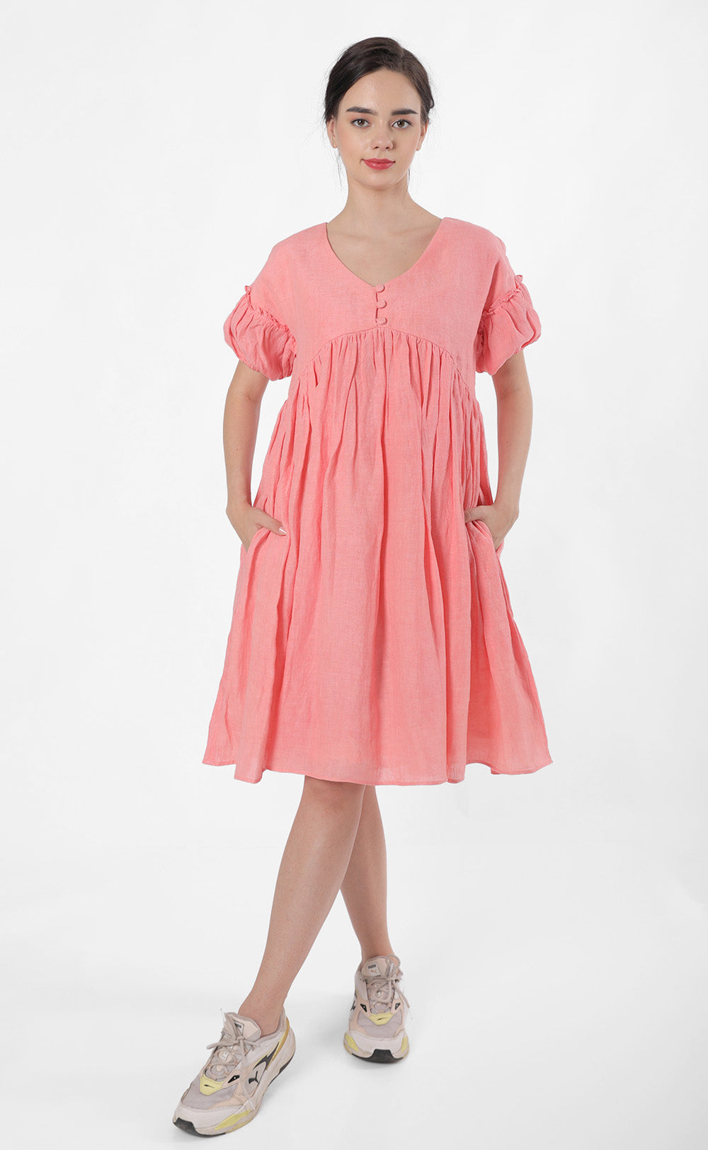 Lovely Flowy Linen Dress