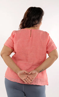 Thumbnail for Linen Asymmetrical Top