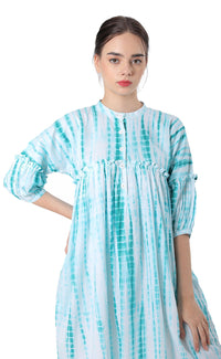 Thumbnail for Super Comfy Cotton Shibori Dress