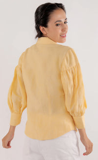 Thumbnail for Thinking of You Linen Blouse