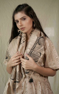 Thumbnail for Hand Painted Silk Scarf