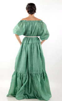 Thumbnail for Light Weight Silk Tiered Dress