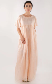 Thumbnail for Classy Comfort Fit Silk Maxi Dress