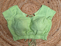 Thumbnail for Sapphire Glow Short Sleeve Blouse