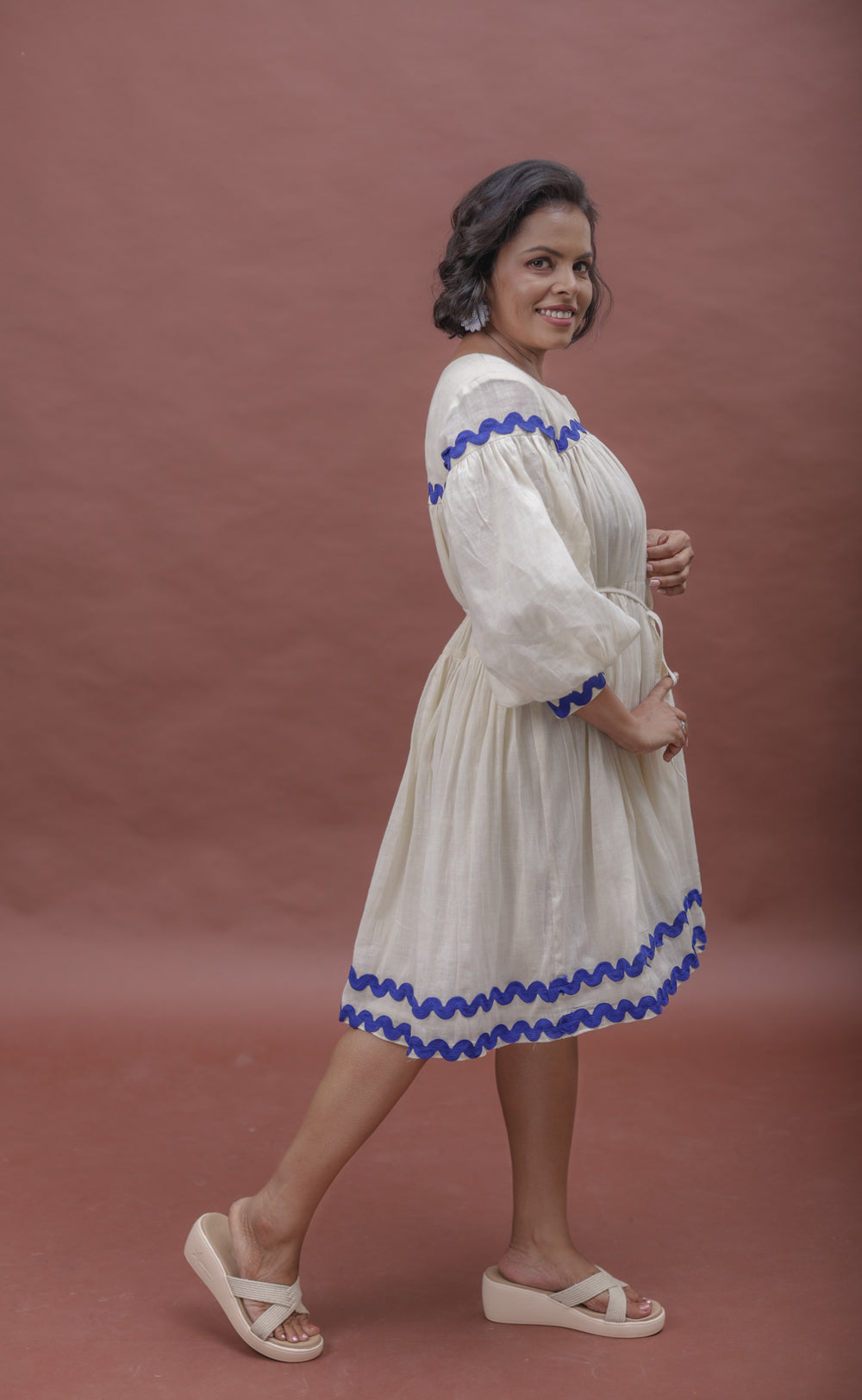 Layered Sunset Elegance Dress