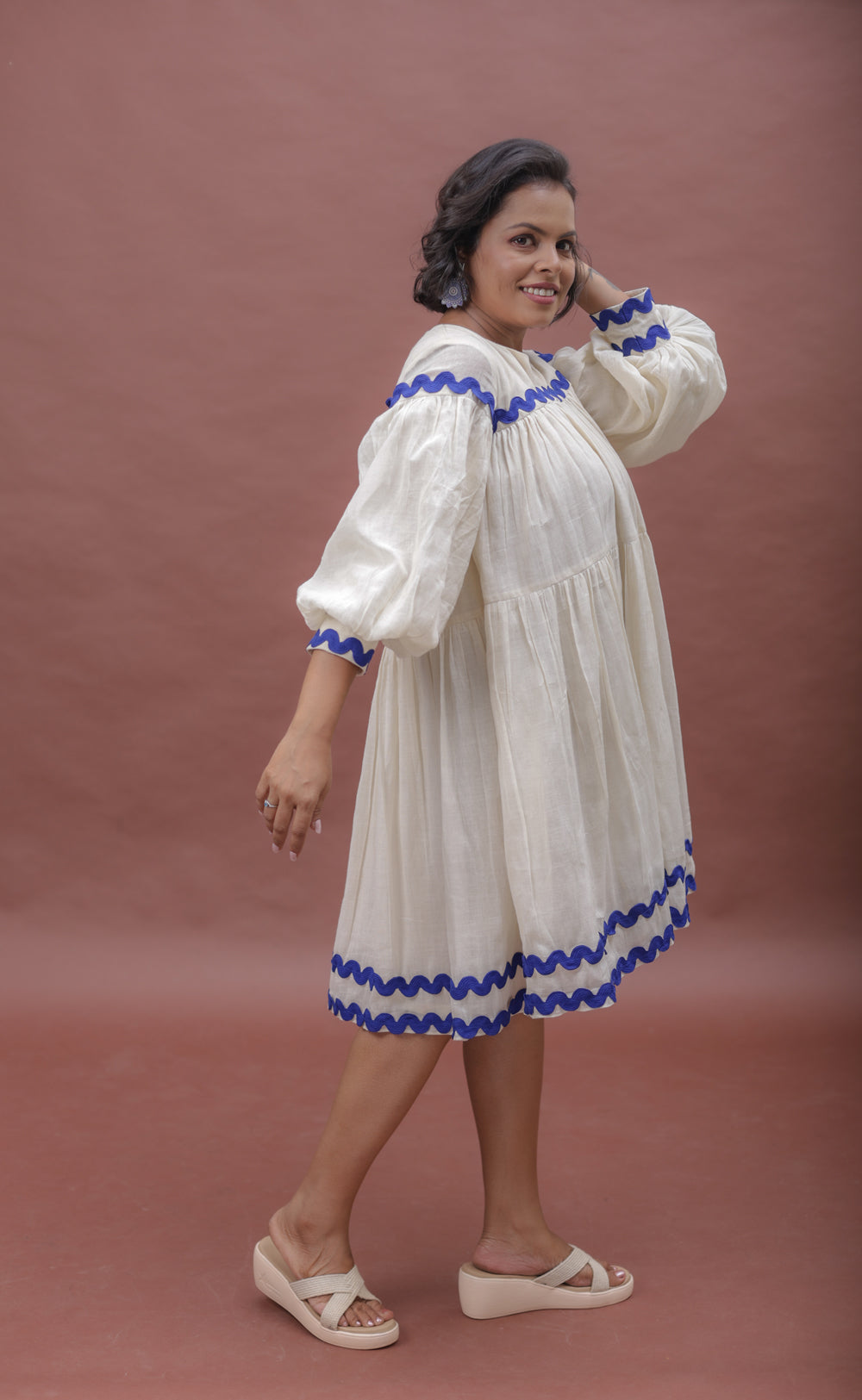 Layered Sunset Elegance Dress