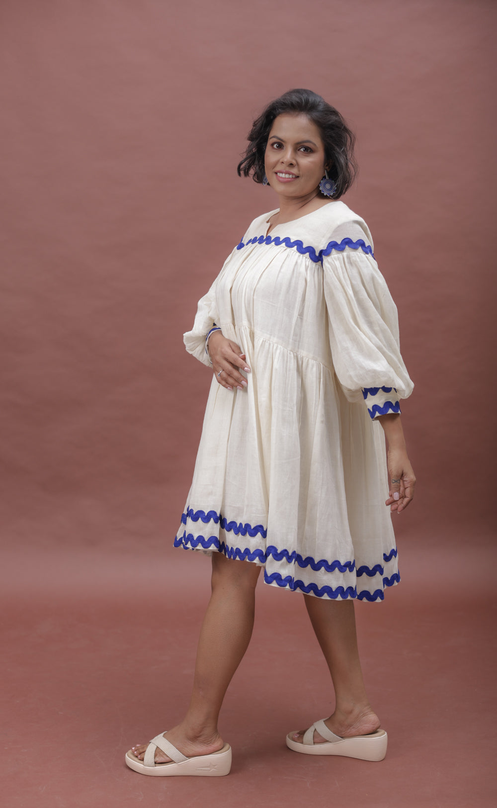 Layered Sunset Elegance Dress