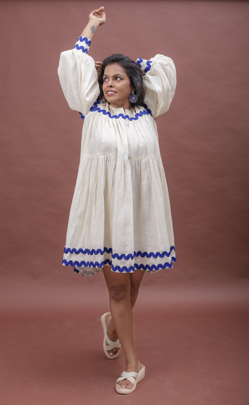 Layered Sunset Elegance Dress