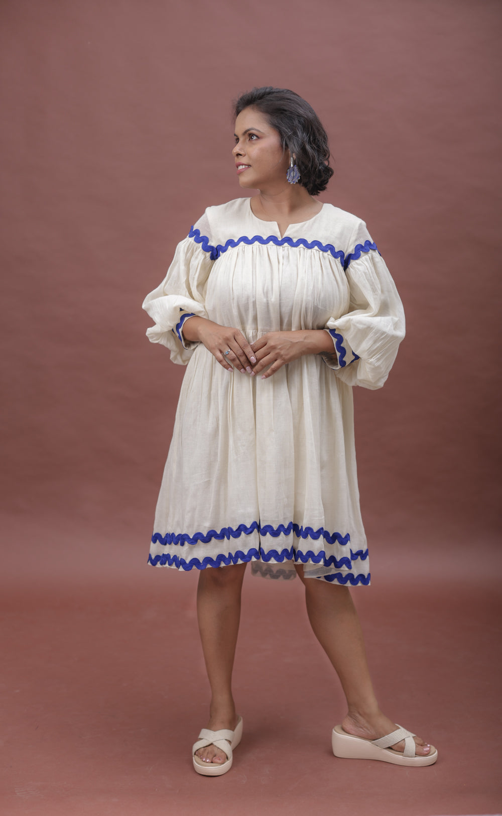 Layered Sunset Elegance Dress
