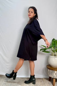 Thumbnail for Playful Noir  Mini Dress