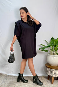 Thumbnail for Playful Noir  Mini Dress