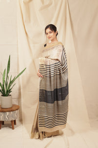 Thumbnail for Majestic Mayur Tussar Silk Saree