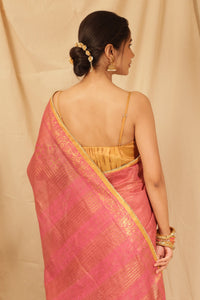 Thumbnail for Glamour Golden Strappy Back Hook Blouse