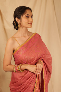 Thumbnail for Glamour Golden Strappy Back Hook Blouse