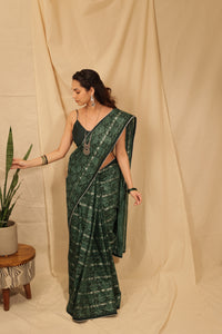 Thumbnail for Classy Rose Bloom Saree