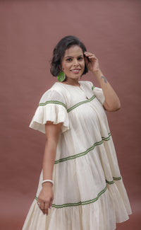 Thumbnail for Summer Sway Flared Sleeve Cotton Dress