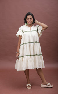 Thumbnail for Summer Sway Flared Sleeve Cotton Dress