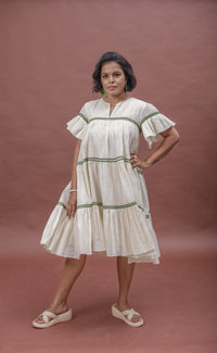 Thumbnail for Summer Sway Flared Sleeve Cotton Dress