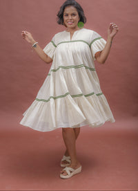 Thumbnail for Summer Sway Flared Sleeve Cotton Dress