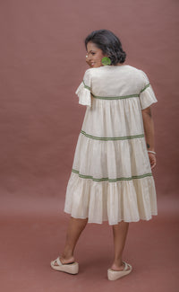 Thumbnail for Summer Sway Flared Sleeve Cotton Dress