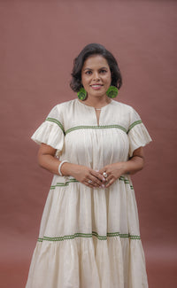 Thumbnail for Summer Sway Flared Sleeve Cotton Dress